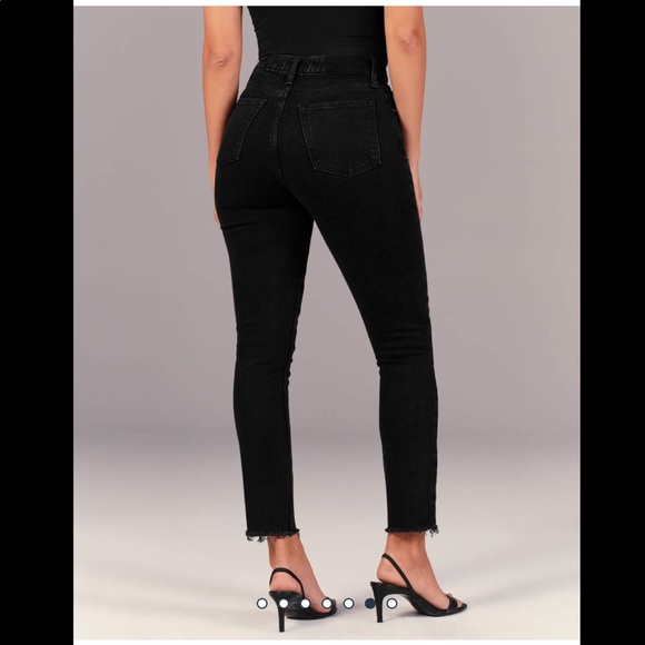 Abercrombie Curve Love Black Skinny Jeans - Picture 5 of 8